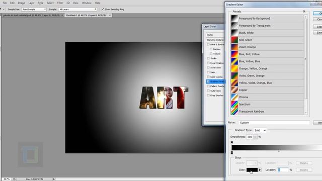 How to Put Image In Text In Photoshop | Text Effect Tutorial смотреть онлайн