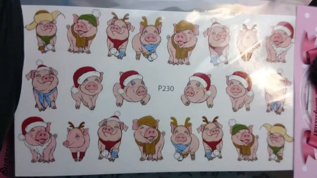 Nails :Слайдеры новогодние и надписи /как крепить и как обыграть смотреть онлайн