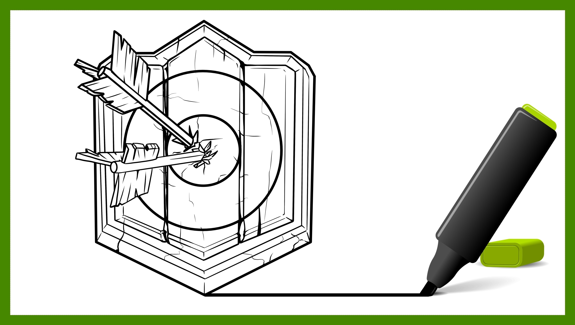 Как нарисовать мишень и стрелы \\ Поэтапное рисование // рисуем стрелу смотреть онлайн