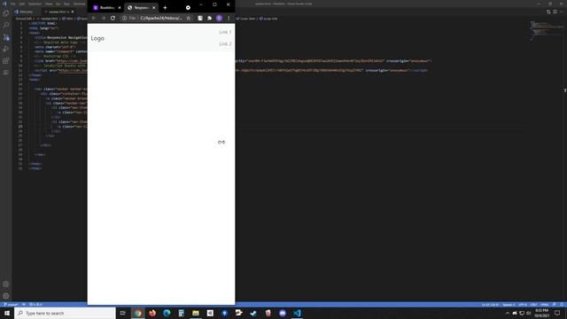 Responsive Navbar with Bootstrap 5 смотреть онлайн
