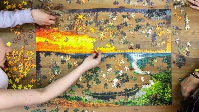 Ravensburger Puzzle 1000 Pieces | Saarschleife by Band of Puzzle смотреть онлайн