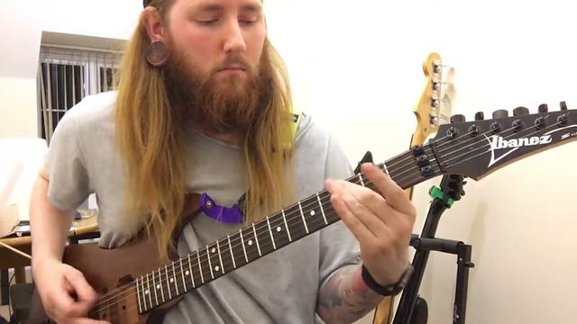 Jamie Slays Ibanez S470 Bareknuckle Nailbomb Pickups