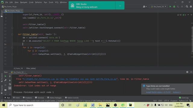 [PyQt5 for Python] - 14. Lọc dữ liệu trên table widget смотреть онлайн