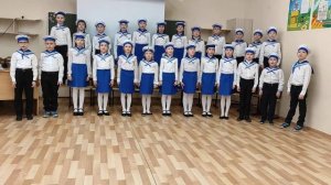 "Все мы моряки "  музыка Л. Лядовой, слова М. Садовского                 Хор "Бусинки"