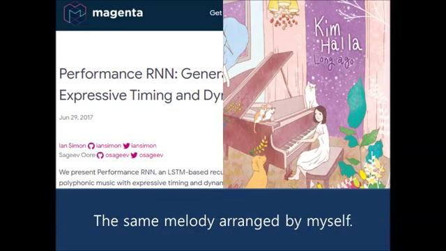 Performance RNN(RNN-LSTM) Generated Melody 1 (+Arranged Version) смотреть онлайн