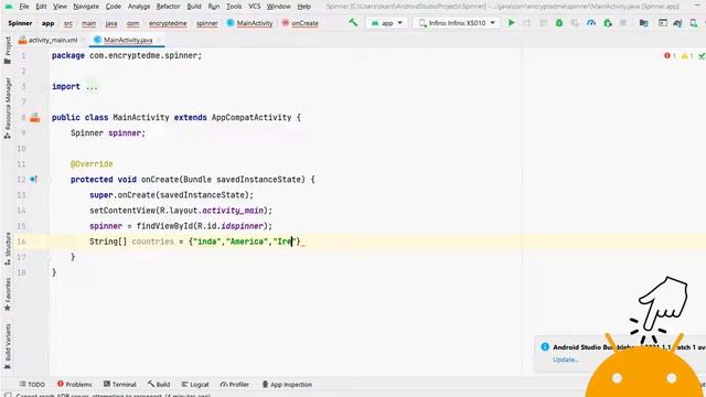 Text Spinner Android Studio | Beginner's Guide | Made Android смотреть онлайн