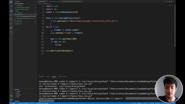 Face Detection in Python| Python Beginners to Advanced Course #10 смотреть онлайн