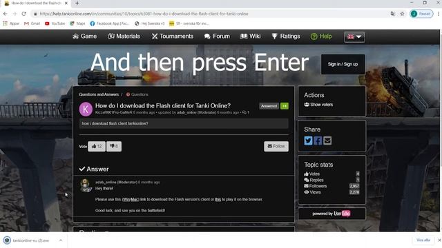 How to download TankiOnline Flash On Windows10 (Toy TankiOnline) смотреть онлайн