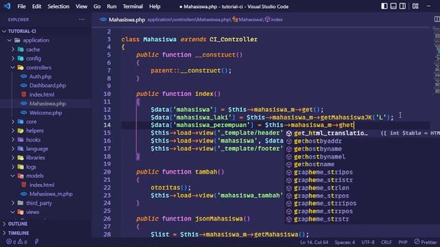 Tutorial Codeigniter 3 - Integrasi Chart.Js Sederhana смотреть онлайн