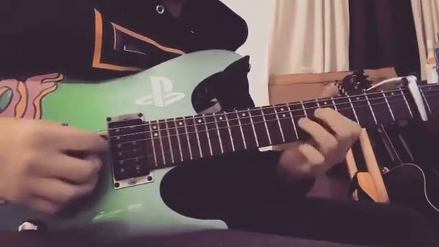 lil peep - witchblades (guitar solo cover) смотреть онлайн