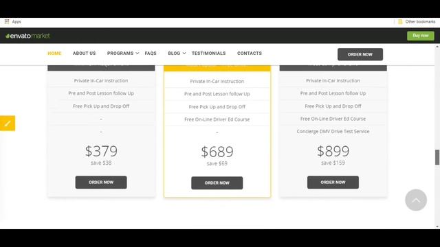 DriCub - Driving School WordPress Theme смотреть онлайн