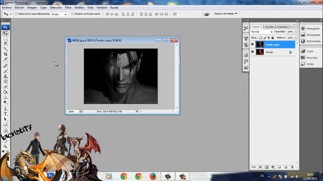 Como poner una foto en blanco y negro y a color con Photoshop CS3 смотреть онлайн
