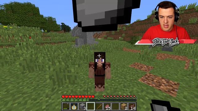 TIME TRAVELING TO THE STONE AGE IN MINECRAFT! смотреть онлайн