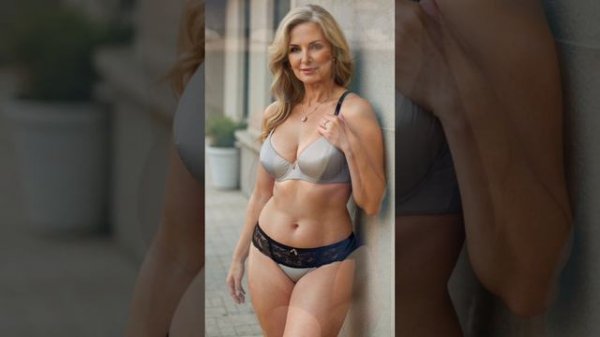 Natural Older Woman Over 50 Attractively Dressed Classy💖Natural Older Ladies Over 60💃Fashion Tips21