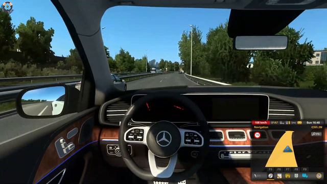 Mercedes-Benz W167 GLE-Class | 195 Km/h | ETS 2 Test Drive | Xsimulator