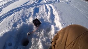 Зимняя рыбалка! Ловля густеры со льда на течении! Рыбалка на Оке!