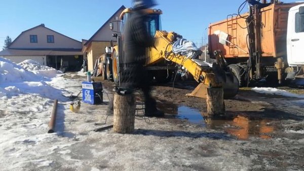 разборка гидроцилиндра ковша terex 860