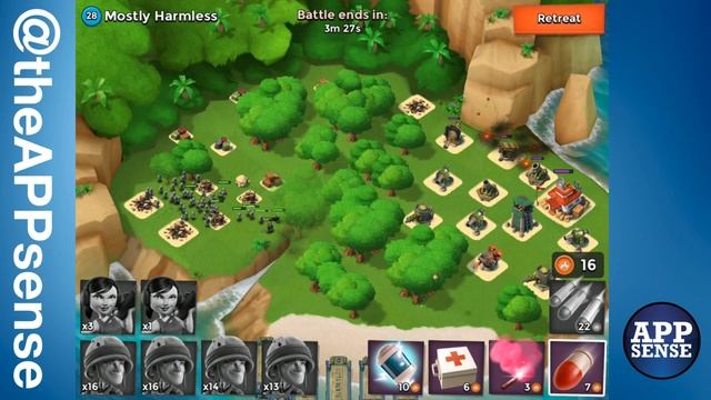 Mostly Harmless (28) Single Player Island - Boom Beach Walkthrough смотреть онлайн