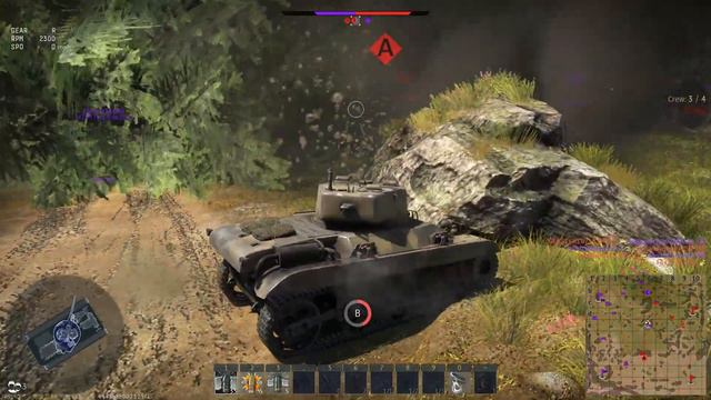 War Thunder M22 Locust Tank Review смотреть онлайн