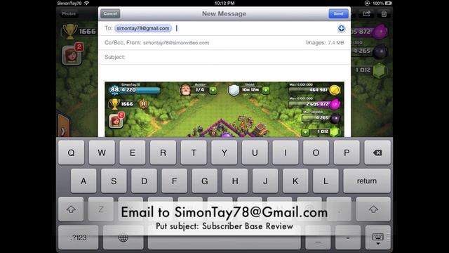 How to email a screenshot from iPad/iPhone - For subscriber base review смотреть онлайн