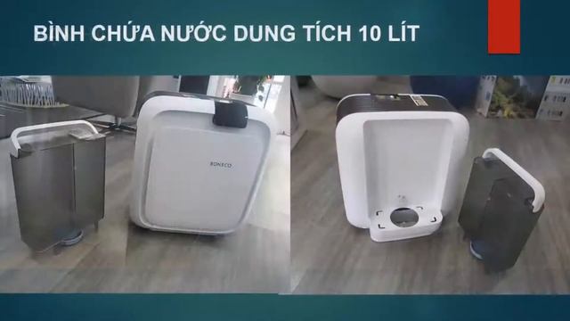 Đập hộp Máy lọc không khí tạo ẩm BONECO H680 (100m2 - Nhập khẩu Thụy Sĩ) смотреть онлайн