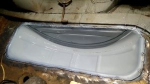 Ниша запасного колеса газ 21 из арки пола Соболя. Доступное решение.