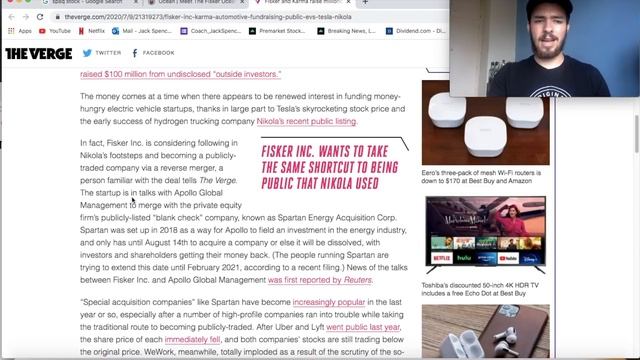 Fisker Stock Reverse Merger With SPAQ Stock! The WORST EV Stock?.. смотреть онлайн