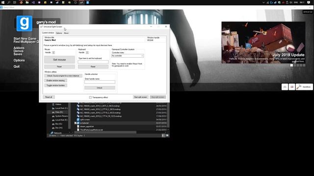 Gmod Split Screen with Multiple Keyboards, Mice and Controllers | Universal Split Screen смотреть онлайн