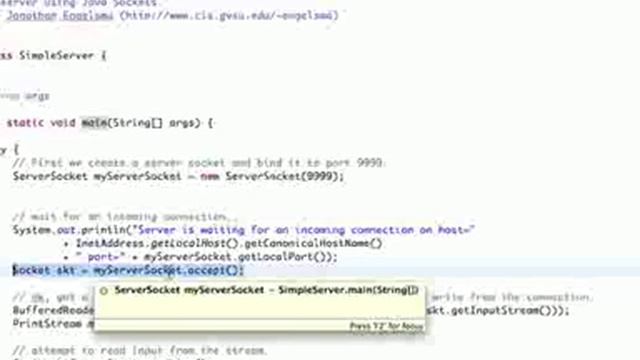 JAVA Programming Tutorial Sockets Tutorial смотреть онлайн