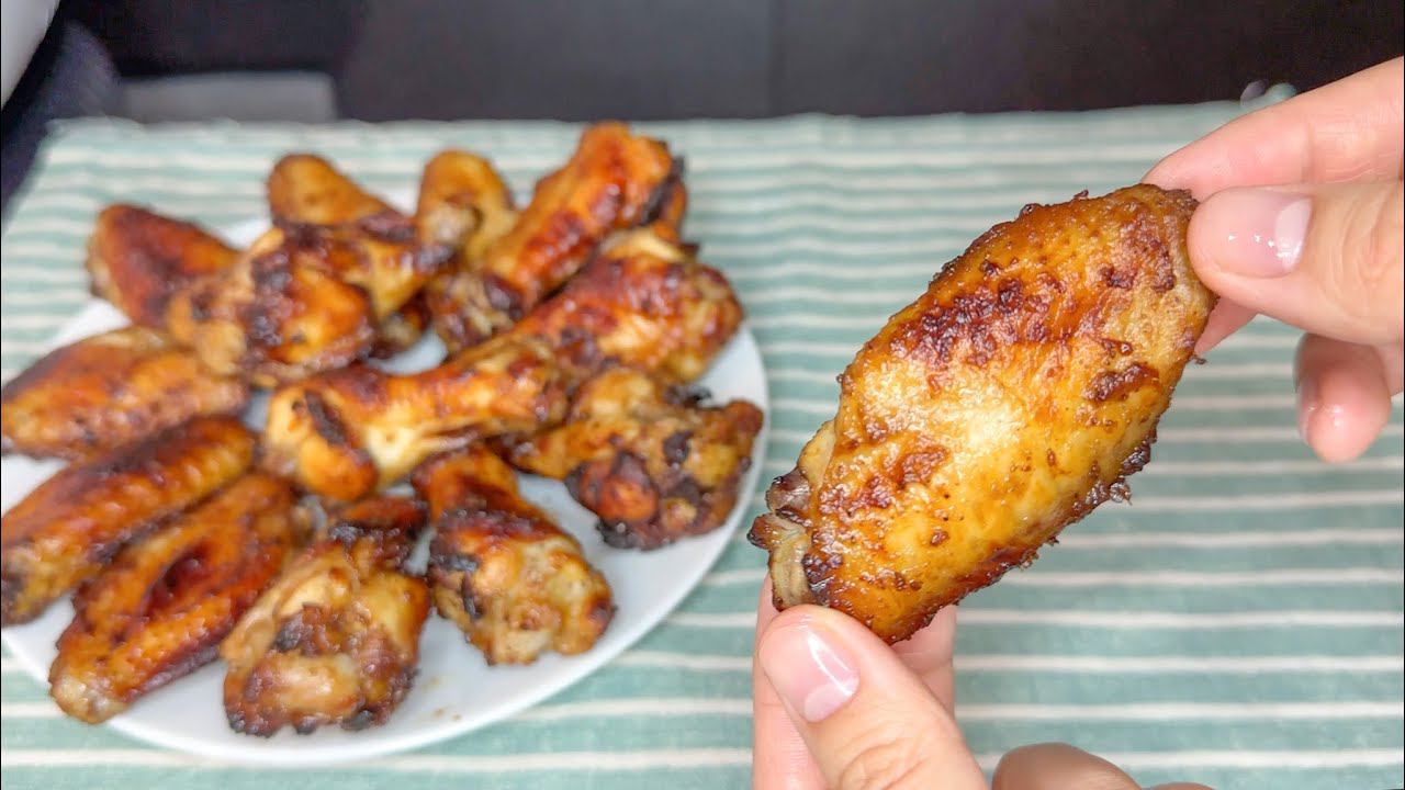 Куриные крылышки в медово-соевом соусе. Самый вкусный рецепт для аэрогриля или духовки!