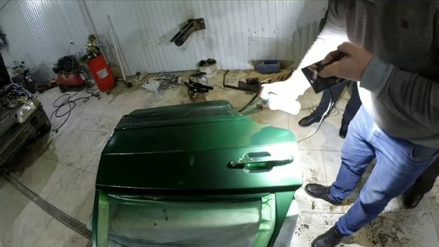 Покраска двери...уровень перекуп...стаж 20 лет)))