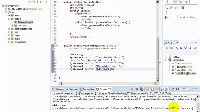 Java Programming #50 Constructor and methods part2 смотреть онлайн