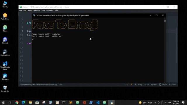 Faces To Emoji using python смотреть онлайн
