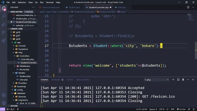 Eloquent ORM and Model in Laravel (Hindi) смотреть онлайн