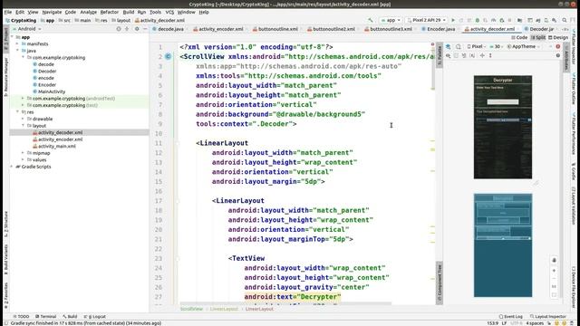 Cryptography Android App Part 7 | Encryption and Decryption Algorithms in Java | Semester Project смотреть онлайн
