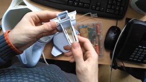 Чайник Tefal. Ремонт кнопки в обход тяги