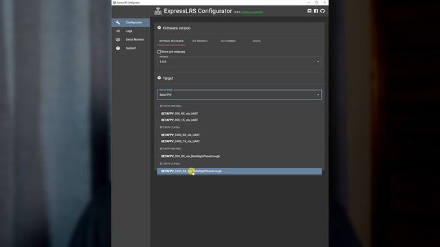How To Flash & Bind BetaFPV 1S ExpressLRS AIO | ExpressLRS V1