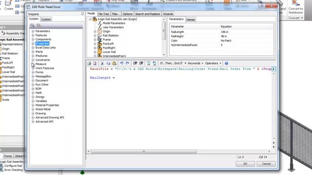 Read Excel using iLogic смотреть онлайн