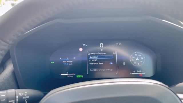 RAV4 Hybrid (Cruiser 2023) Model Display and functional customization of different settings/warning смотреть онлайн