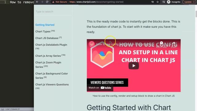 How to Remove Hide the Legend in Chart.js смотреть онлайн