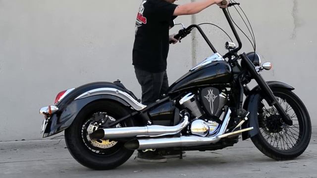 Barons Custom Accessories Big 'N Nasty Pipes for Vulcan VN900 смотреть онлайн
