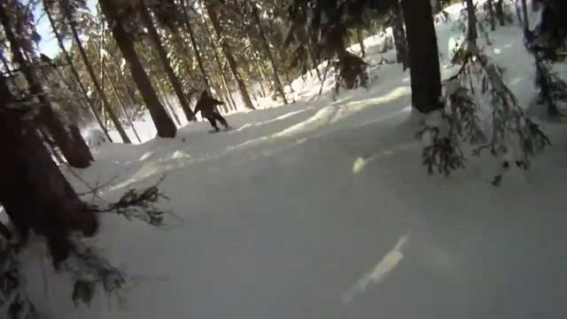 Загон оленей на сноуборде) смотреть онлайн