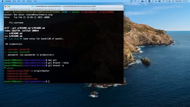 OverTheWire - Bandit - Level 29 смотреть онлайн