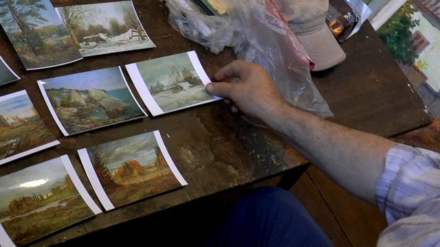 В мастерской художника Виталия Панченко #Виталий_Панченко #Живопись #Мастерская_художника смотреть онлайн