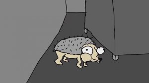 ежик чихнул, но это анимация