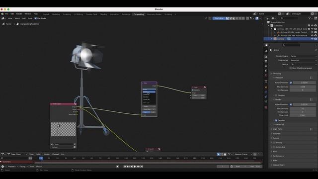 Easy 3D Lighting trick in Blender: Glare and Ghosting Effects (VFX Compositing) смотреть онлайн