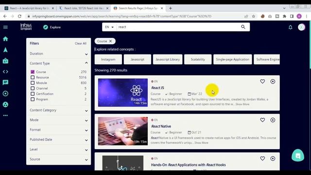 Learn React and React Native from Infosys Experts | Complete Free React Courses | IT Skills смотреть онлайн