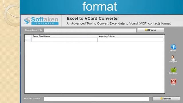 Excel to VCF Converter Software смотреть онлайн