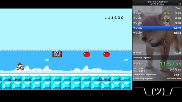 Pole's Big Adventure any% (1 Loop) in 23:55 смотреть онлайн