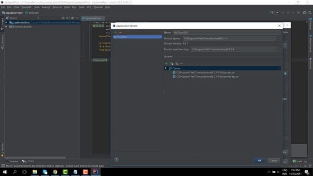 Configuring JSP Servlet Based Intellij Project to Run Tomcat смотреть онлайн